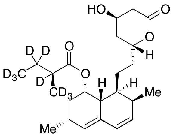 Lovastatin-d9(Mixture of Diastereomers) - Chemical structure and product image