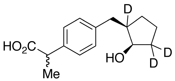 rac cis-Loxoprofen-d3 Alcohol - Chemical structure and product image