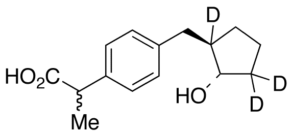 rac trans-Loxoprofen-d3 Alcohol - Chemical structure and product image