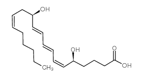 LTB4 (Leukotriene B4) - Chemical structure and product image