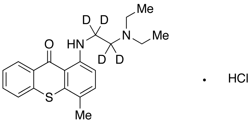 Lucanthone-d4 Hydrochloride - Chemical structure and product image