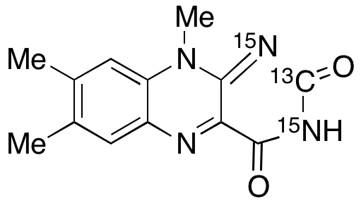 Lumiflavin-13C,15N2 - Chemical structure and product image