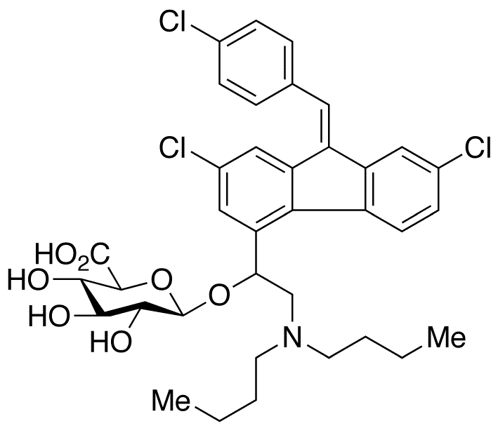 Lumefantrine beta-D-Glucuronide - Chemical structure and product image
