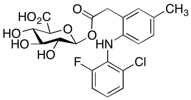 Lumiracoxib Acyl-beta-D-glucuronide - Chemical structure and product image