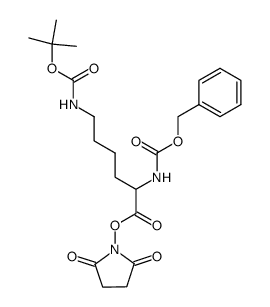 Z-D-Lys(boc)-osu - Chemical structure and product image