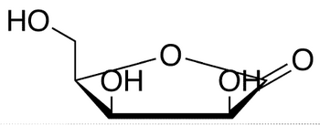 D-Lyxono-1,4-lactone - Chemical structure and product image