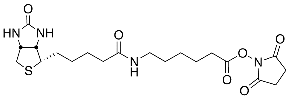 Succinimidyl-6-(biotinamido) Hexanoate - Chemical structure and product image