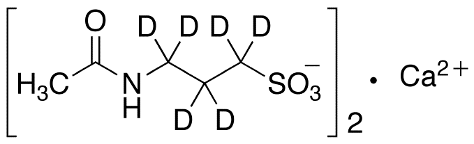 Acamprosate-d12 Calcium (dipropyl-d12) - Chemical structure and product image