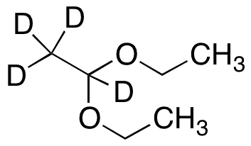 Acetaldehyde Diethyl Acetal-d4 - Chemical structure and product image
