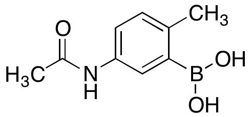 5-Acetamido-2-methylphenylboronic Acid - Chemical structure and product image
