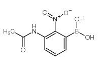 3-Acetamido-2-nitrophenylboronic acid - Chemical structure and product image