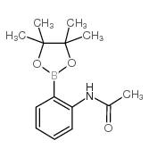 2-Acetylaminophenylboronic acid, pinacol ester - Chemical structure and product image