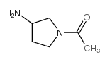 1-Acetyl-3-aminopyrrolidine - Chemical structure and product image