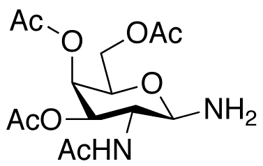 2-(Acetylamino)-2-deoxy-β-D-galactopyranosylamine 3,4,6-Triacetate - Chemical structure and product image
