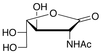 2-Acetamido-2-deoxy-D-galactono-1,4-lactone - Chemical structure and product image
