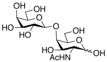 2-Acetamido-2-deoxy-4-O-(β-D-galactopyranosyl)-D-galactopyranose - Chemical structure and product image