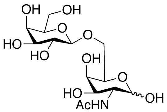 2-Acetamido-2-deoxy-6-O-(β-D-galactopyranosyl)-D-galactopyranose - Chemical structure and product image