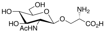O-(2-Acetamido-2-deoxy-D-glucopyranosyl)-L-serine - Chemical structure and product image