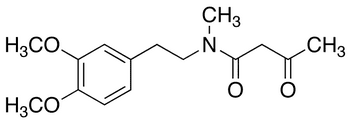 N-Acetoacetyl-N-methyl-2-(3,4-dimethoxyphenyl)ethylamine - Chemical structure and product image