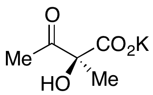 (S)-α-Acetolactic Acid Potassium Salt - Chemical structure and product image