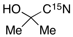 Acetone Cyanohydrin-15N - Chemical structure and product image