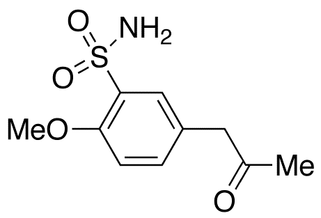 5-Acetonyl-2-methoxybenzenesulfonamide - Chemical structure and product image