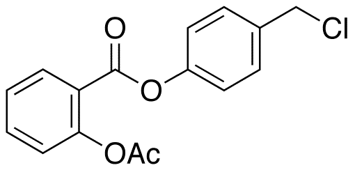 2-(Acetyloxy)benzoic Acid 4-(Chloromethyl)phenyl Ester - Chemical structure and product image