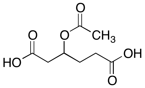 3-(Acetyloxy)hexanedioic Acid - Chemical structure and product image