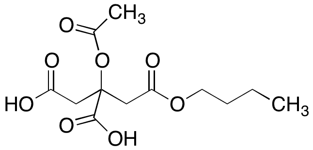 2-(Acetyloxy)-1,2,3-propanetricarboxylic Acid 1-Butyl Ester - Chemical structure and product image