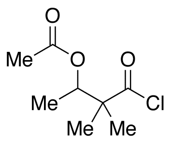 3-Acetoxy-2,2-dimethylbutyryl Chloride - Chemical structure and product image
