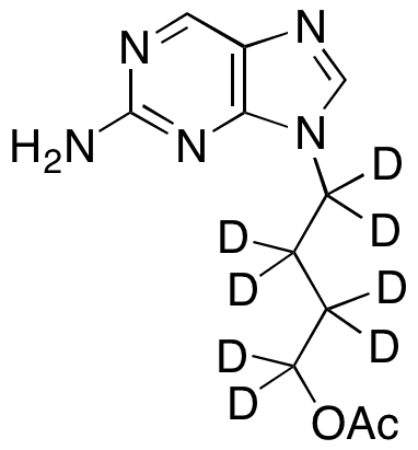 Acetoxybutyl Aminopurin-d8 - Chemical structure and product image