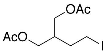 2-(Acetoxymethyl)-4-iodobutyl Acetate - Chemical structure and product image