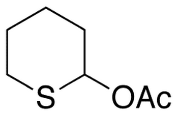Acetic Acid Tetrahydro-2H-thiopyran-2-yl Ester - Chemical structure and product image