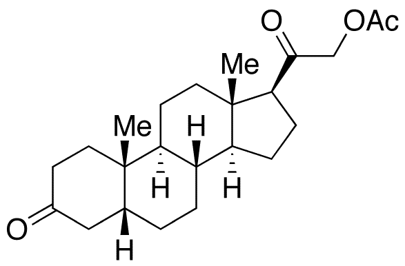 (5Beta)-21-(Acetoxy)pregnane-3 20-dione - Chemical structure and product image