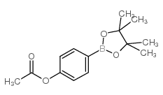 4-Acetoxyphenylboronic acid; pinacol ester - Chemical structure and product image