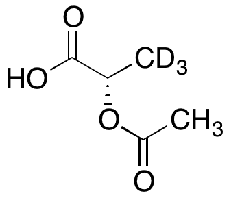 (S)-2-Acetoxypropanoic Acid-d3 - Chemical structure and product image