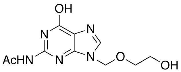 N2-Acetyl Acyclovir - Chemical structure and product image