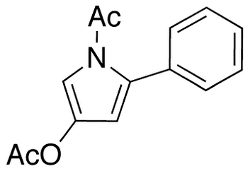 N-Acetyl-3-acetoxy-5-phenylpyrrole - Chemical structure and product image