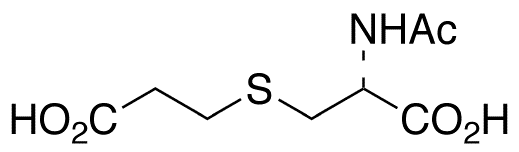 N-Acetyl-S-(2-carboxyethyl)-L-cysteine Bis(dicyclohexylamine) Salt - Chemical structure and product image