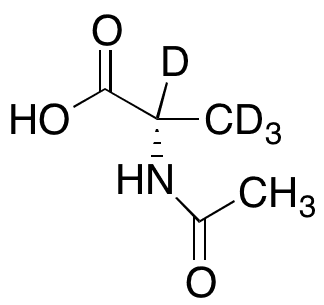 N-Acetyl-L-alanine-2 3 3 3-d4 - Chemical structure and product image