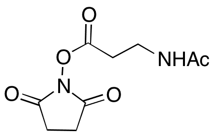 N-Acetyl-beta-alanine N-Hydroxysuccinimide Ester - Chemical structure and product image