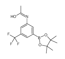 3-Acetamido-5-trifluoromethylphenylboronic acid pinacol ester - Chemical structure and product image