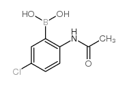 2-Acetamido-5-chlorophenylboronic Acid - Chemical structure and product image