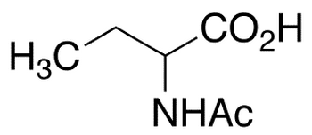 (+/-)-2-Acetylaminobutanoic Acid - Chemical structure and product image