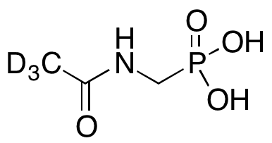 N-Acetylaminomethylphosphoric Acid-d3 (Major) - Chemical structure and product image