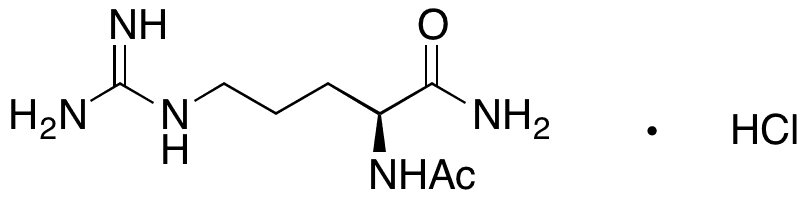 N-Acetyl-L-arginine Amide Hydrochloride - Chemical structure and product image