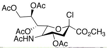 N-Acetyl-2-chloro-2-deoxy-beta-neuraminic Acid Methyl Ester 4 7 8 9-Tetraacetate - Chemical structure and product image