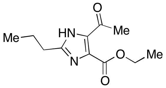 5-Acetyl-2-propyl-1H-Imidazole-4-carboxylic Acid Ethyl Ester - Chemical structure and product image