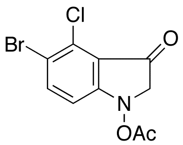 1-Acetyl-5-bromo-4-chloro-pseudoindoxyl - Chemical structure and product image