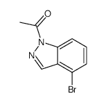 1-Acetyl-4-bromo-1h-indazole - Chemical structure and product image